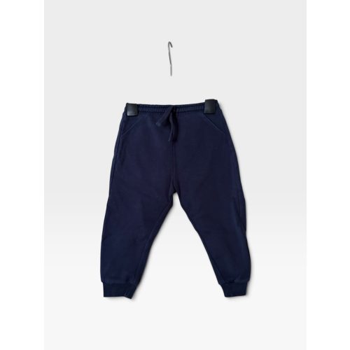 H&M sötétkék kisfiú melegítőnadrág - 92