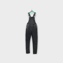 H&M lányka kantáros farmernadrág - 164