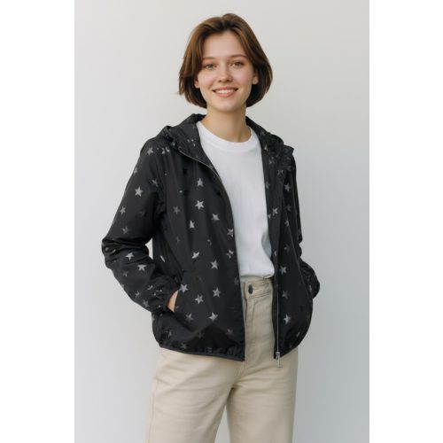 H&M csillagos lányka széldzseki - 158