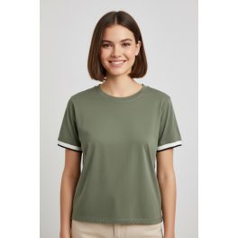 H&M zöld lányka póló - 158-164