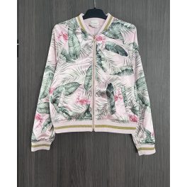 H&M virágos bomberdzseki - 140