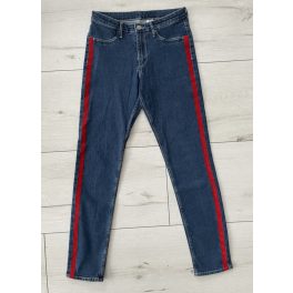 H&M oldalcsíkos lányka farmernadrág - 164