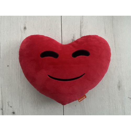 Emoji szivecske díszpárna