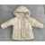 M&S törtfehér kislány télikabát - 74