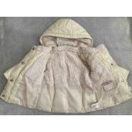 M&S törtfehér kislány télikabát - 74