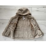 Puha átmeneti kislány irha kabát - 116