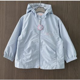 Világoskék kislány széldzseki - 86