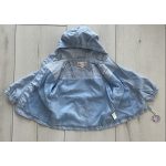 Világoskék kislány széldzseki - 86