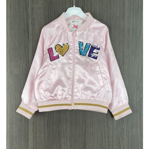 H&M flitteres kislány bomber dzseki - 98-104