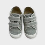 Lola Palacios ezüst kislány vászoncipő - 26