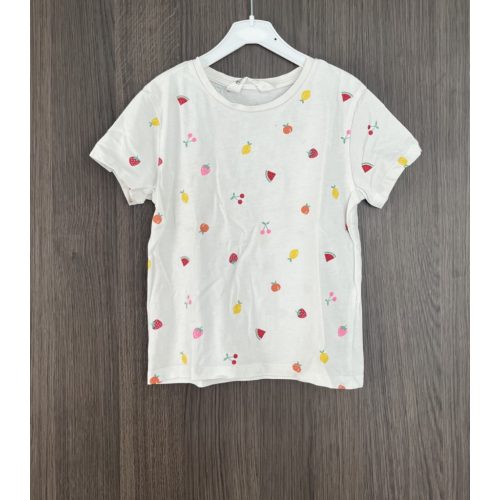 H&M gyümölcsös kislány póló - 98-104