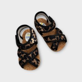 Cuquito leopárdmintás kislány kocsiszandál - 18 (ÚJ)