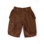 Kakaóbarna virághímzett nadrág