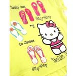 Sárga papucsos Hello Kitty póló
