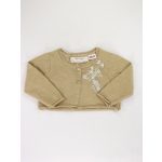 Barna ezüst-hímzett boleró