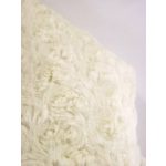 Törtfehér műszőrme-kabát