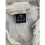 Mintás fehér blúz - 36