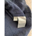 Public sötétkék női len kabát - 42