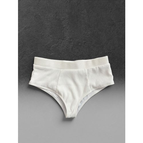 Bordázott bikini alsó - S