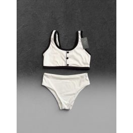 Fehér női bikini szett - M (ÚJ)