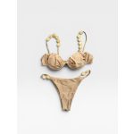 Pezsgő színű bikini szett - M (ÚJ)