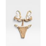 Pezsgő színű bikini szett - M (ÚJ)