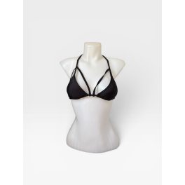 Fekete bikini felső - M