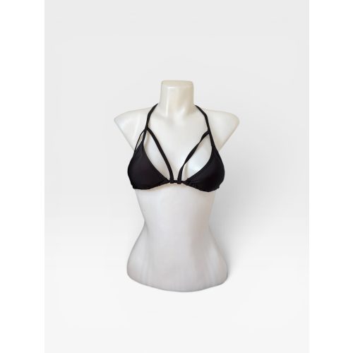 Fekete bikini felső - M