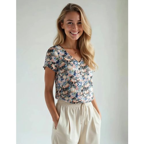 H&M virágos felső - XS