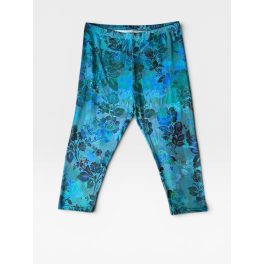 Mintás capri leggings - XXL