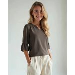 Amisu khaki női felső - XS