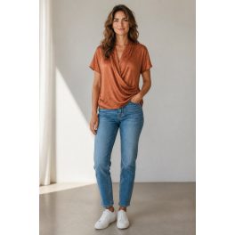 Mango strukturált női blúz - S