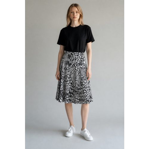 H&M mintás midiszoknya - XS