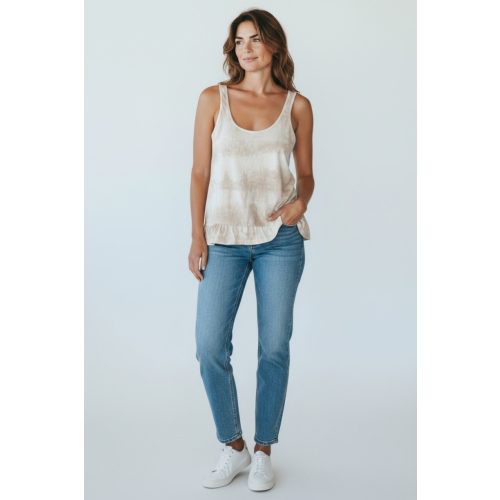 C&A batikolt női top - S (ÚJ)