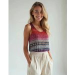 New Look mintás viszkóz top - S