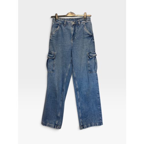 H&M wide-leg cargo farmernadrág - S-M