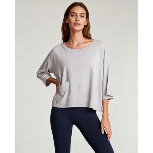 H&M bézs pulóver - S