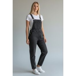 Moto női kantáros farmernadrág - XS