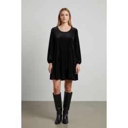 F&F női bársonyruha - XS