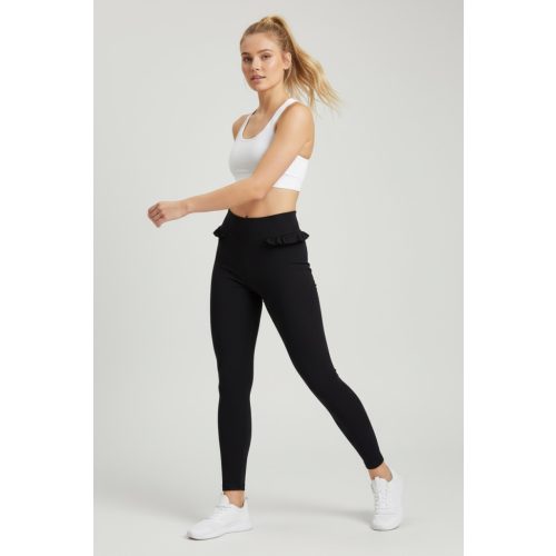 F&F bordázott sport leggings - M