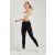 F&F bordázott sport leggings - M