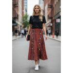 Stradivarius állatmintás női szoknya - 38 (ÚJ)