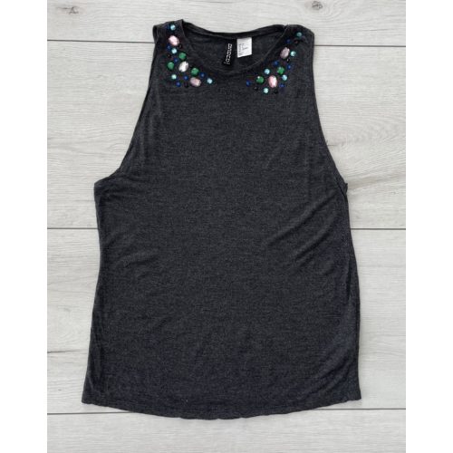 H&M strassz köves női top - XS
