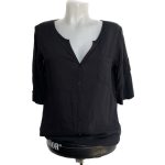 Pull&Bear fekete női blúz - M