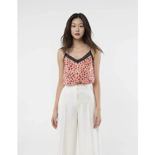 Mango női virágos top - S (ÚJ)