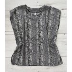 Kígyómintás női blúz - XXL