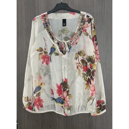 BC virágos női blúz - L