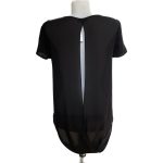 Papaya nyitott hátú női blúz - 36