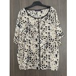 M&S mintás női blúz - L