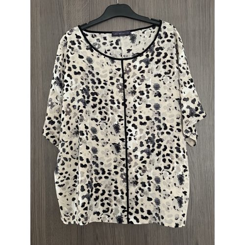 M&S mintás női blúz - L